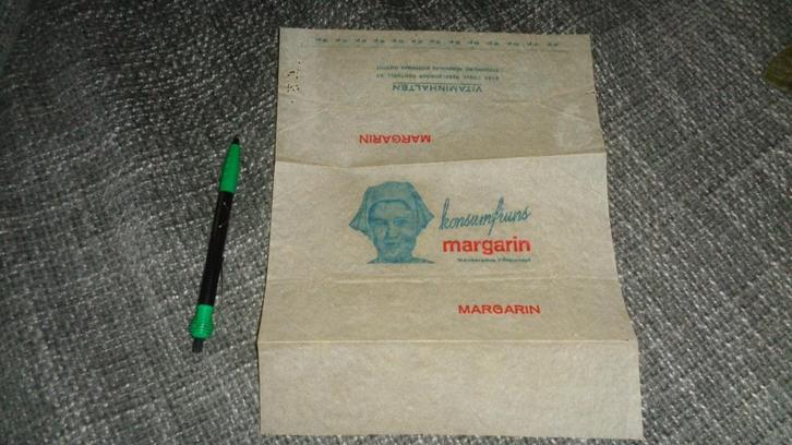 Bevrijding 1945 Konsumpfruns boter margarine oorlog wo2, Verzamelen, Militaria | Tweede Wereldoorlog, Overige soorten, Overige typen