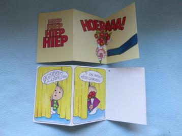 1 EURO OF GRATIS 2 uitvouwbare kaartjes Sorry en Hoera NIEUW beschikbaar voor biedingen
