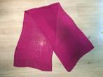 fuchsia sjaal 37x142 cm, Ophalen of Verzenden, Gedragen, Maat 38/40 (M), Sjaal