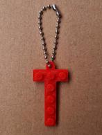 Gepersonaliseerde Lego initialen sleutelhanger (3D Print), Ophalen of Verzenden, Nieuw, Overige typen