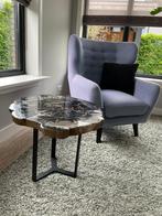 Versteend Hout Salontafels, Huis en Inrichting, Tafels | Salontafels, Ophalen of Verzenden, Nieuw, Overige vormen, Metaal