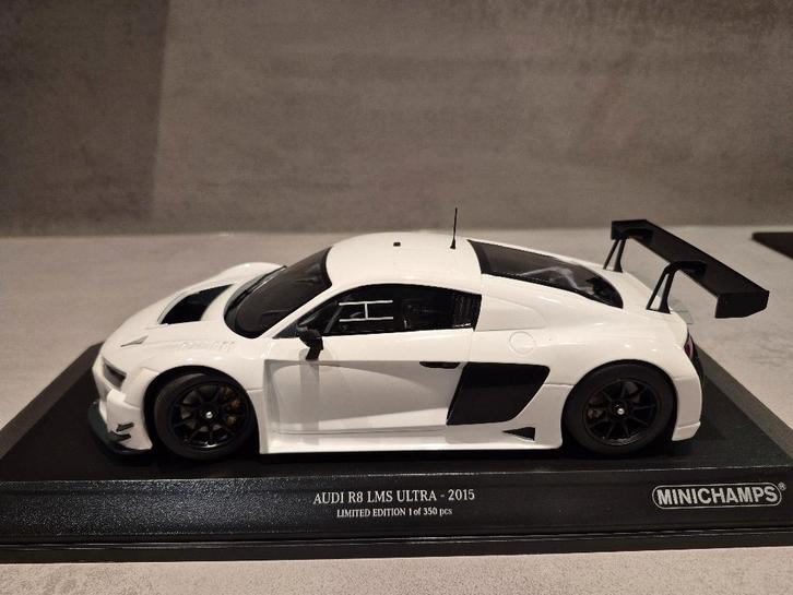 1:18 Minichamps Audi R8 GT3 LMS Ultra. Limited edition., Hobby en Vrije tijd, Modelauto's | 1:18, Nieuw, Auto, MiniChamps, Ophalen of Verzenden