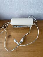 Vintage bedlampje wit highlight, Huis en Inrichting, Lampen | Wandlampen, Ophalen of Verzenden, Zo goed als nieuw, Metaal