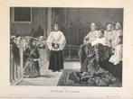 José Villegas: Der Cardinal, 32 x 22,5 cm. or. gravure 1896, Antiek en Kunst, Kunst | Etsen en Gravures, Ophalen of Verzenden