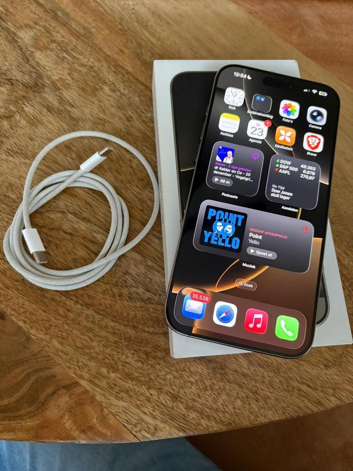 Nette iPhone 16 Pro Max, Telecommunicatie, Mobiele telefoons | Apple iPhone, Gebruikt, 256 GB, iPhone 16 Pro Max, Ophalen