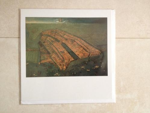 Ansichtkaart met envelop: Amsterdam ca 1538 - C Anthonisz, Verzamelen, Ansichtkaarten | Themakaarten, Ongelopen, Stad of Dorp