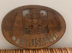 Jerusalem mooie houten wandhanger, Ophalen of Verzenden