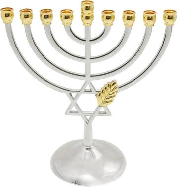 Chanoeka verchroomd  beschikbaar voor biedingen