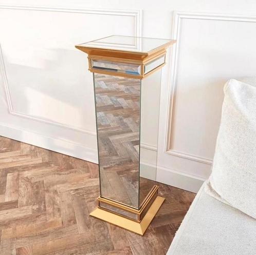 Vintage DeKnudt spiegelzuil, Huis en Inrichting, Woonaccessoires | Zuilen en Pilaren, Zo goed als nieuw, Ophalen of Verzenden