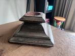 Oude poer als kandelaar. T.E.A.B., Huis en Inrichting, Woonaccessoires | Kandelaars en Kaarsen, Ophalen, Zo goed als nieuw, Minder dan 25 cm