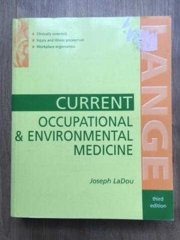 Current Occupational & Environmental Medicine - Joseph LaDou beschikbaar voor biedingen