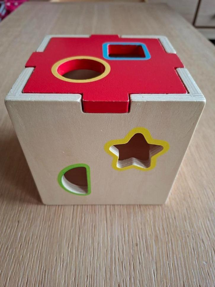 Houten vormenstoof, Kinderen en Baby's, Speelgoed | Houten speelgoed, Gebruikt, Overige typen, Ophalen of Verzenden