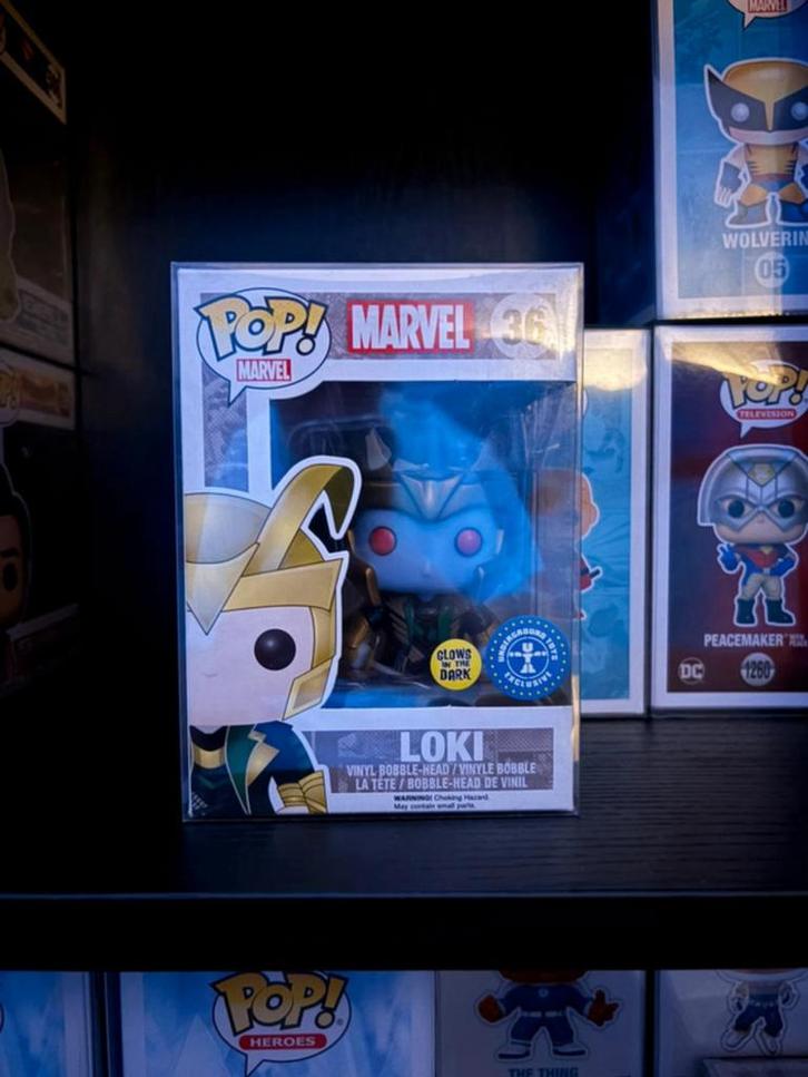 Funko Pop! Loki Frost Giant GITD #36 – Underground Toys, Verzamelen, Poppetjes en Figuurtjes, Zo goed als nieuw, Ophalen of Verzenden