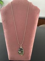 925 zilveren lange snake ketting & zilveren schelphanger, Ophalen of Verzenden, Zo goed als nieuw, Zilver