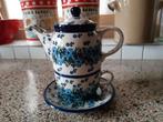 Bunzlau Tea for One set pools aardewerk, Overige typen, Nieuw, Ophalen of Verzenden, Overige stijlen