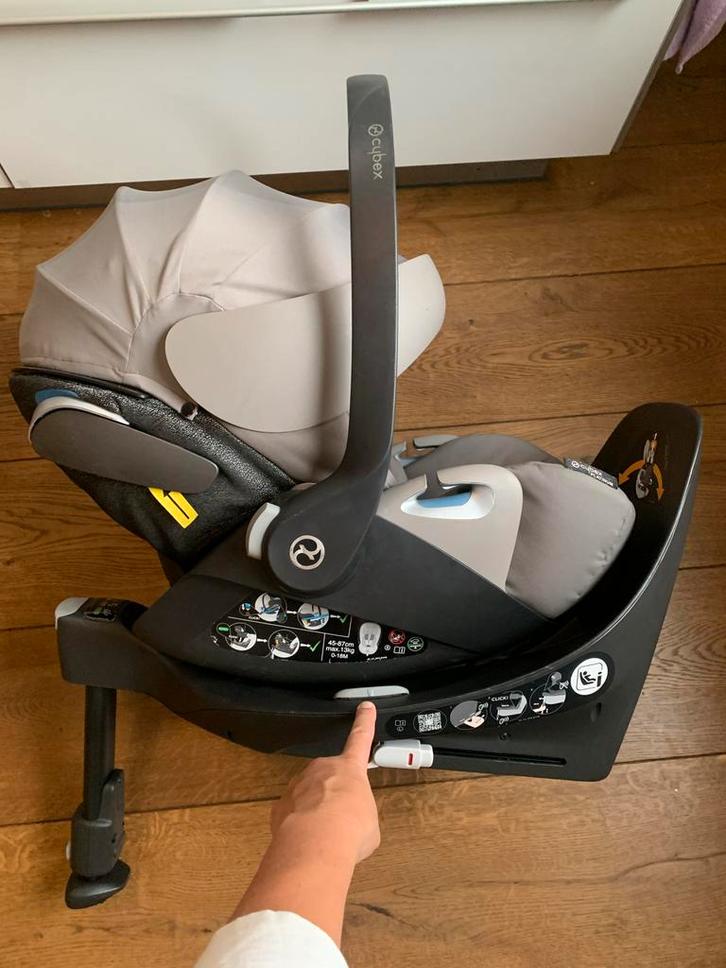 Cybex Cloud Z i-Size + Base Z (draaibaar), Kinderen en Baby's, Autostoeltjes, Zo goed als nieuw, Maxi-Cosi, 0 t/m 13 kg, Isofix