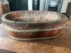 Ovale houten olijfbak, Huis en Inrichting, Gebruikt, Schaal, Ophalen of Verzenden, Ovaal