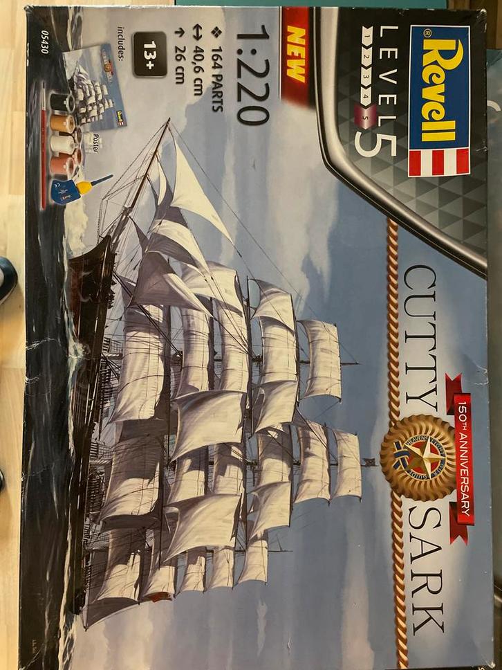 Revell Cutty Sark 1:220 Modelbouw Schip - Nieuw!, Hobby en Vrije tijd, Modelbouw | Auto's en Voertuigen, Nieuw, Overige typen