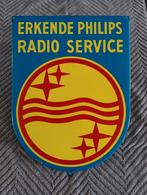 Emaille reclamebord Philips, Ophalen of Verzenden, Gebruikt, Reclamebord