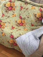 Sprei, gewatteerde tweezijdig vintage deken, Ophalen, Gebruikt, Eenpersoons, Blauw