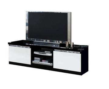 Tv meubel Forever Chrome hoogglans zwart wit -SALE- beschikbaar voor biedingen