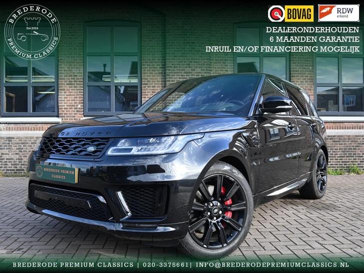 Land Rover Range Rover Sport P400e Pano Meridian HuD Memory, Auto's, Land Rover, Bedrijf, Te koop, 4x4, ABS, Airbags, Airconditioning