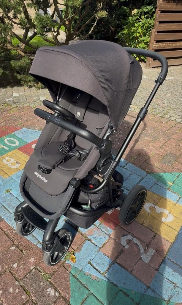 EASYWALKER HARVEY 3 reiswieg+zitje, Kinderen en Baby's, Buggy's, Gebruikt, Regenhoes, Verstelbare rugleuning, Zonnekap, Ophalen