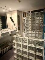 Glasblokken Wolke Wit - 100 vierkant + 20 hoek, Doe-het-zelf en Verbouw, Glas en Ramen, Ophalen of Verzenden, Gebruikt, Overige typen