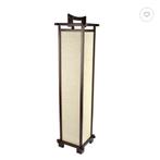 Staande Japanse lamp - 90 cm, Hout, Ophalen of Verzenden, Zo goed als nieuw, Oosters