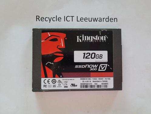 Kingston ssdnow 300 120gb laptop ssd hdd hardeschijf, Computers en Software, Harde schijven, Gebruikt, Laptop, Intern, SSD, SATA