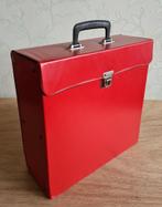 te koop: rode koffer voor elpees, retro vintage jaren 70, Ophalen of Verzenden, Gebruikt, 12 inch