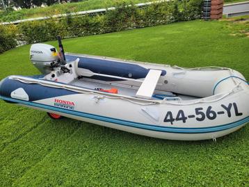 Honwave 350 met Honda BF 20 Pk rubberboot beschikbaar voor biedingen