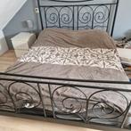 Ikea metalen tweepersoonsbed van 200x 160, evt. met matras, Huis en Inrichting, Ophalen, Tweepersoons, 160 cm