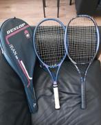 2 Tennisrackets + Tennistas - Dunlop, Sport en Fitness, Tennis, Gebruikt, Ophalen of Verzenden, Racket, L3