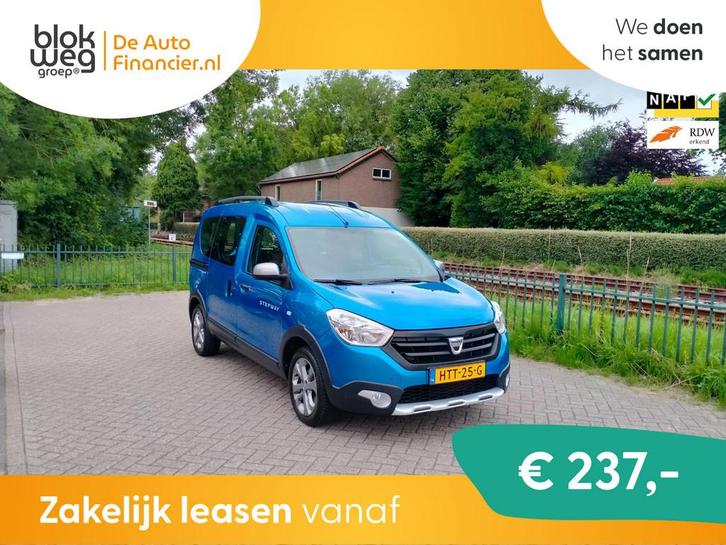 Dacia Dokker 1.2 TCe S&S Stepway airco cruise n € 13.950,0, Auto's, Dacia, Bedrijf, Lease, Financial lease, Dokker, ABS, Airbags