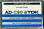 TDK AD-C90 Cassette - Acoustic Dynamic Cassette, Cd's en Dvd's, Cassettebandjes, Ophalen of Verzenden, Zo goed als nieuw, 1 bandje
