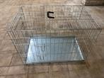 Te koop bench hondenbench inklapbaar met 2 deurtjes, Dieren en Toebehoren, Ophalen, Gebruikt