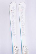 143; 150 cm dames ski's GRENZWERTIG LADY, white/blue, woodco, Sport en Fitness, Skiën en Langlaufen, Overige merken, Gebruikt