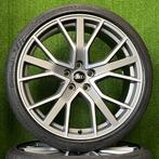 Originele 20 inch Audi Sport velgen met banden A5 S5 A4 S4, Auto-onderdelen, Banden en Velgen, Gebruikt, 265 mm, Banden en Velgen