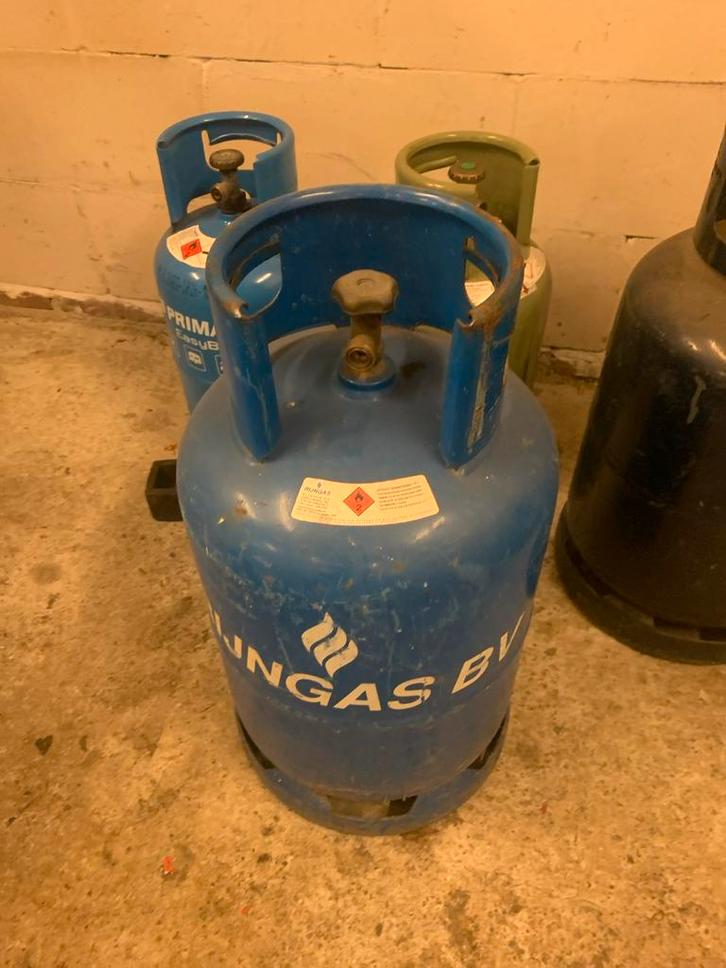 Gasfles - Gebruikt, Caravans en Kamperen, Kampeeraccessoires, Gebruikt, Ophalen of Verzenden