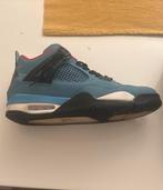 Air Jordan 4 Retro Travis Scott Cactus Jack mt 47, Kleding | Heren, Schoenen, Ophalen, Blauw, Sportschoenen, Zo goed als nieuw