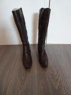 Bruine leren dameslaarzen – Van Dalen | maat 38, Kleding | Dames, Schoenen, Hoge laarzen, Bruin, Ophalen of Verzenden, Van Dalen