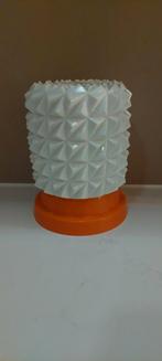 Philips vintage plafonnière jaren 50, Huis en Inrichting, Lampen | Plafondlampen, Ophalen of Verzenden, Zo goed als nieuw, Glas