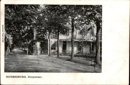 Rijsenburg Stoomtram in de Dorpstraat uitg W.Kraal, Verzamelen, Ansichtkaarten | Nederland, Ongelopen, Utrecht, Voor 1920, Ophalen of Verzenden