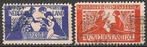 Toorop serie 134 - 135 O. ADV. no.49 P., Postzegels en Munten, Postzegels | Nederland, T/m 1940, Verzenden, Gestempeld