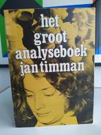 Het groot analyse boek, Jan Timman, schaak, schaken, Gelezen, Ophalen of Verzenden