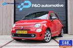 Fiat 500 C 0.9 TwinAir Turbo Sport Cabrio, Gebruikt, Leder en Stof, Lichtsensor, Bedrijf