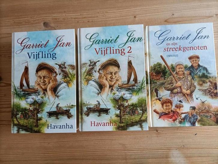 Garriet Jan vijfling 1 en 2 en Garriet Jan en zijn streekge, Boeken, Geschiedenis | Stad en Regio, Gelezen, Ophalen of Verzenden