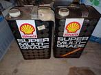 Olieblik shell benzinepomp, Verzamelen, Gebruikt, Ophalen of Verzenden