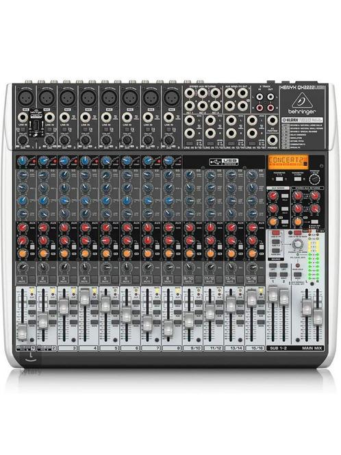 BEHRINGER Xenyx QX2222USB, Muziek en Instrumenten, Mengpanelen, Zo goed als nieuw, 5 tot 10 kanalen, Microfooningang, Ophalen